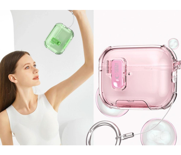 Tech-Protect Bounce Pro Apple Airpods Pro 3 Pink - 1500159 - zdjęcie 4